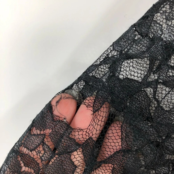 Girls Large 12-14 Goth Vampire Dress Long Dress Costume Lace Halloween Black - Picture 9 of 9